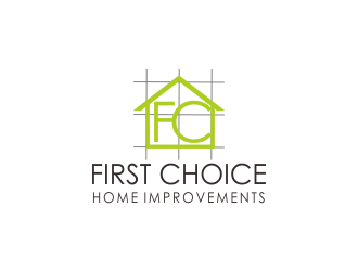 First Choice Home Improvements logo design by Greenlight