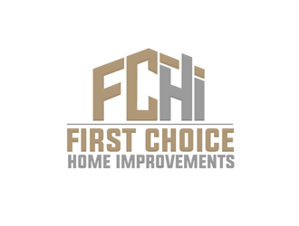 First Choice Home Improvements logo design by megalogos