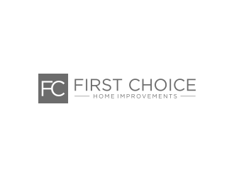First Choice Home Improvements logo design by ammad