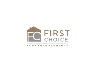 First Choice Home Improvements logo design by bricton