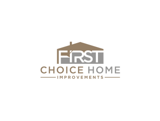 First Choice Home Improvements logo design by bricton