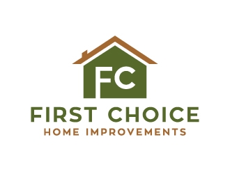 First Choice Home Improvements logo design by akilis13