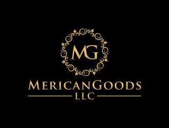 MericanGoods LLC logo design by BlessedArt