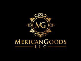 MericanGoods LLC logo design by RIANW