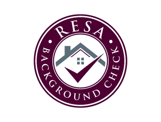 RESA Background Check Verified  logo design by abss