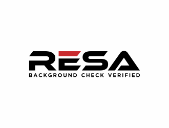 RESA Background Check Verified  logo design by hidro