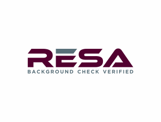 RESA Background Check Verified  logo design by hidro