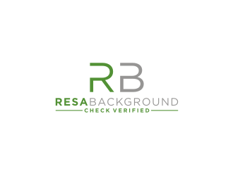 RESA Background Check Verified  logo design by bricton