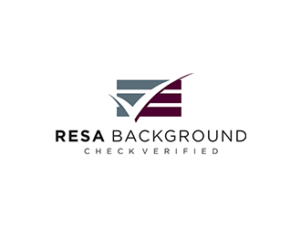 RESA Background Check Verified  logo design by blackcane