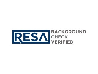 RESA Background Check Verified  logo design by agil