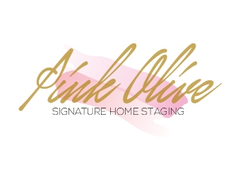 Pink Olive Signature Home Staging logo design by rahmatillah11