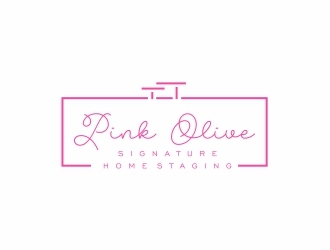 Pink Olive Signature Home Staging logo design by Eko_Kurniawan