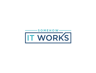 Somehow It Works logo design by bricton