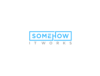 Somehow It Works logo design by bomie