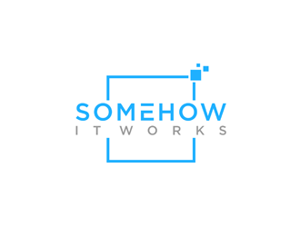 Somehow It Works logo design by bomie