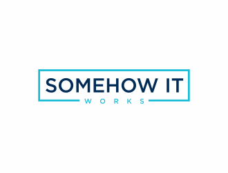 Somehow It Works logo design by santrie