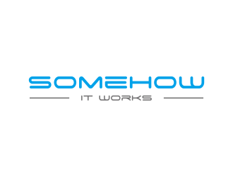 Somehow It Works logo design by cimot