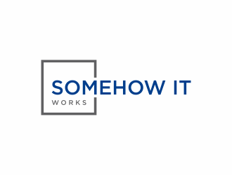 Somehow It Works logo design by santrie