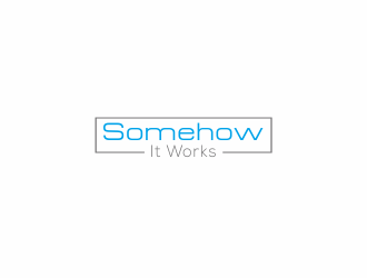 Somehow It Works logo design by Dianasari