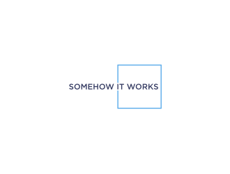 Somehow It Works logo design by Barkah