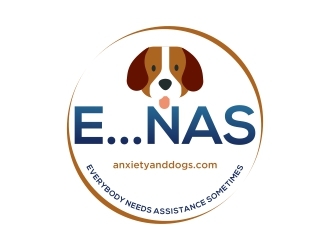 ENAS Everybody Needs Assistance Sometimes (The E sound is long E) logo design by berkahnenen