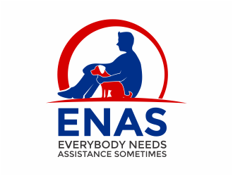 ENAS Everybody Needs Assistance Sometimes (The E sound is long E) logo design by mutafailan