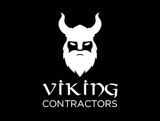 Viking contractors logo design by cybil