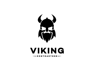 Viking contractors logo design by kojic785