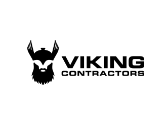 Viking contractors logo design by keylogo