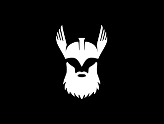 Viking contractors logo design by keylogo