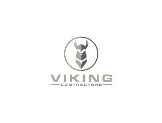 Viking contractors logo design by bricton