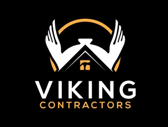 Viking contractors logo design by gogo