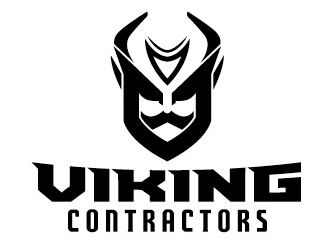 Viking contractors logo design by gogo