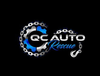 QC Auto Rescue  logo design by desynergy