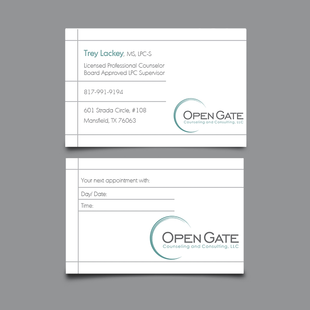 Open Gate Counseling and Consulting, LLC logo design by adwebicon