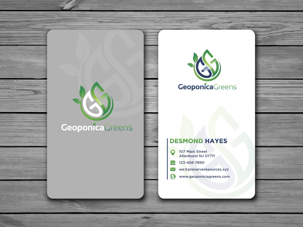 Geoponica Greens  logo design by labo