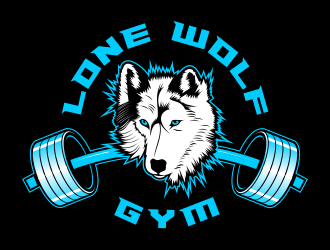 Lone Wolf Gym logo design by beejo