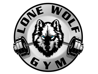 Lone Wolf Gym logo design by schiena