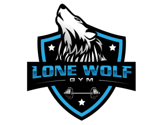 Lone Wolf Gym logo design by schiena