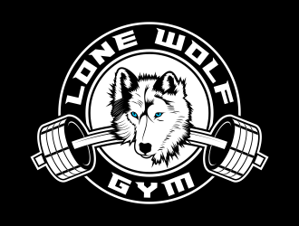 Lone Wolf Gym logo design by beejo