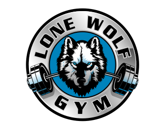 Lone Wolf Gym logo design by schiena