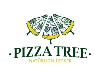pizza tree logo design by mrdesign