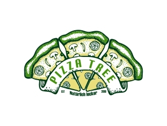 pizza tree logo design by mrdesign