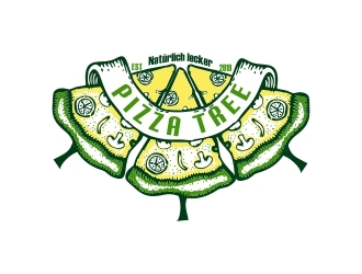 pizza tree logo design by mrdesign