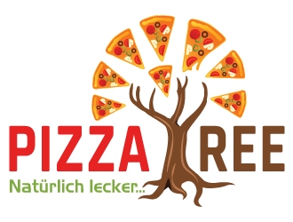 pizza tree logo design by MonkDesign