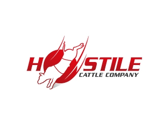 Hostile Cattle Company logo design by sanu