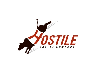 Hostile Cattle Company logo design by sanu