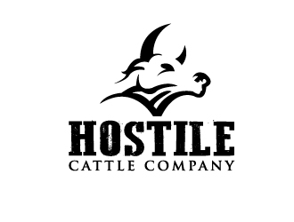 Hostile Cattle Company logo design by Marianne