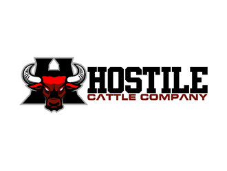 Hostile Cattle Company logo design by coco