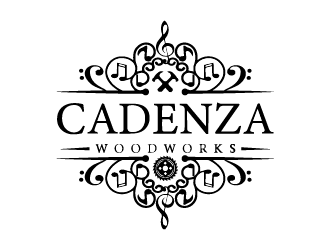 Cadenza Woodworks logo design by logy_d